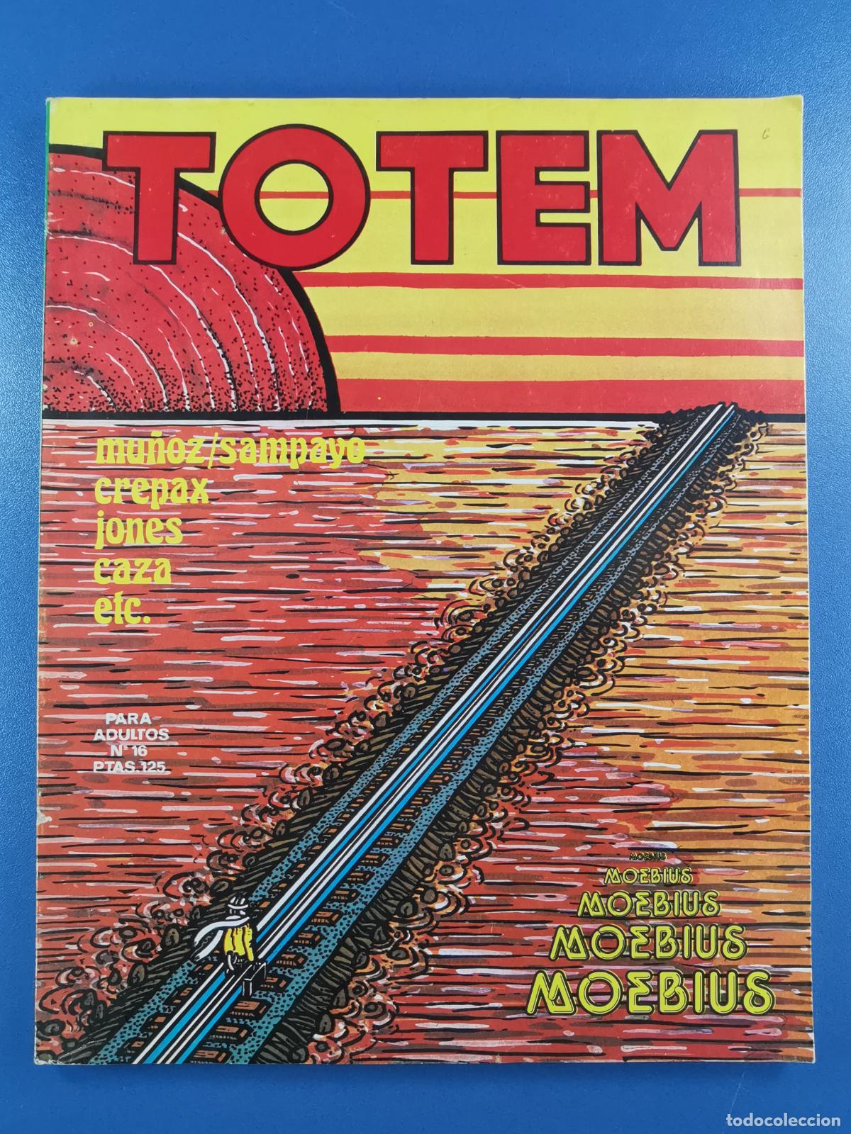 Comics : TOTEM - n&ordm; 16 - Moebius, Crepax, Caza - c&oacute;mic adultos - Nueva Frontera