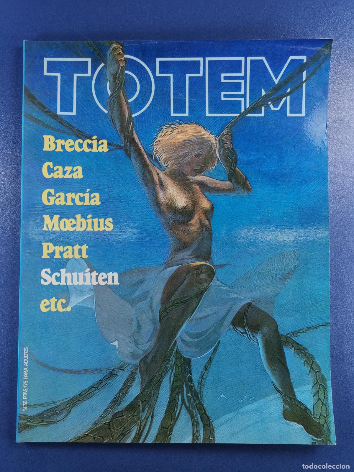 Comics : TOTEM - n&ordm; 36 - Breccia, Caza, Garc&iacute;a, Moebius, Pratt - c&oacute;mic adultos - Nueva Frontera