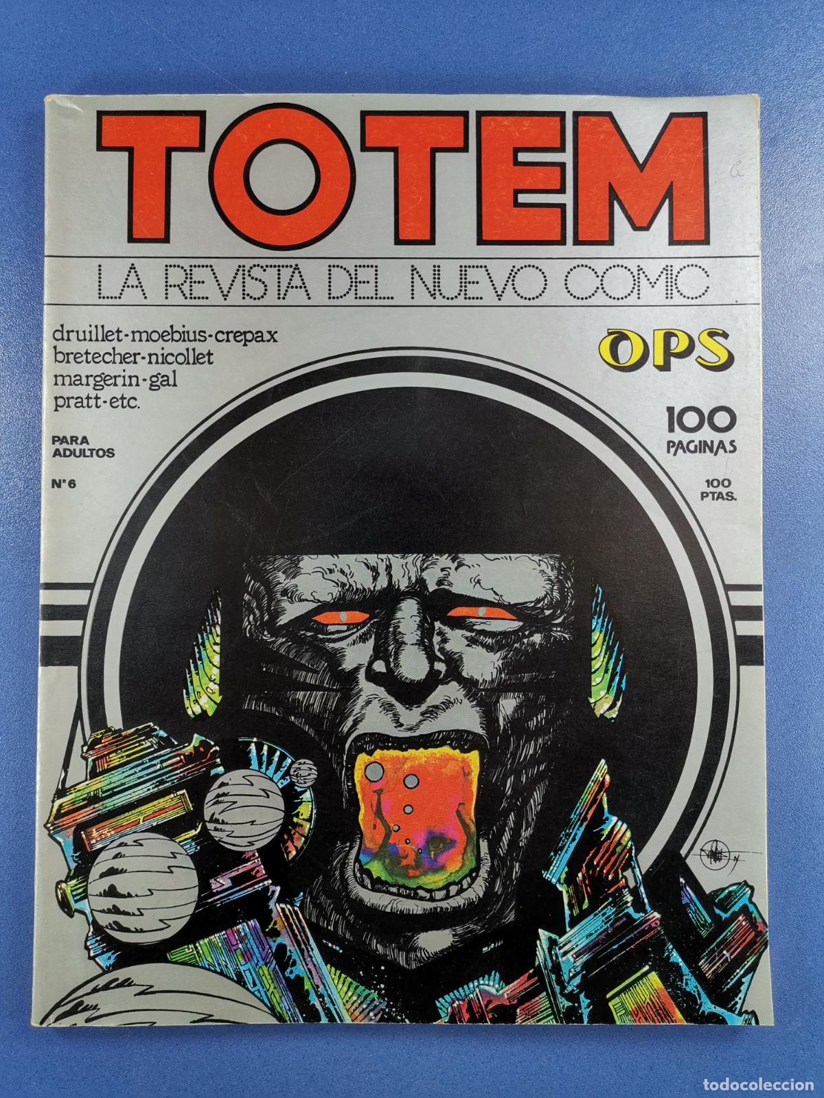 Comics : TOTEM - LA REVISTA DEL NUEVO C&Oacute;MIC - n&ordm; 6 - Druillet, Moebius - Nueva Frontera