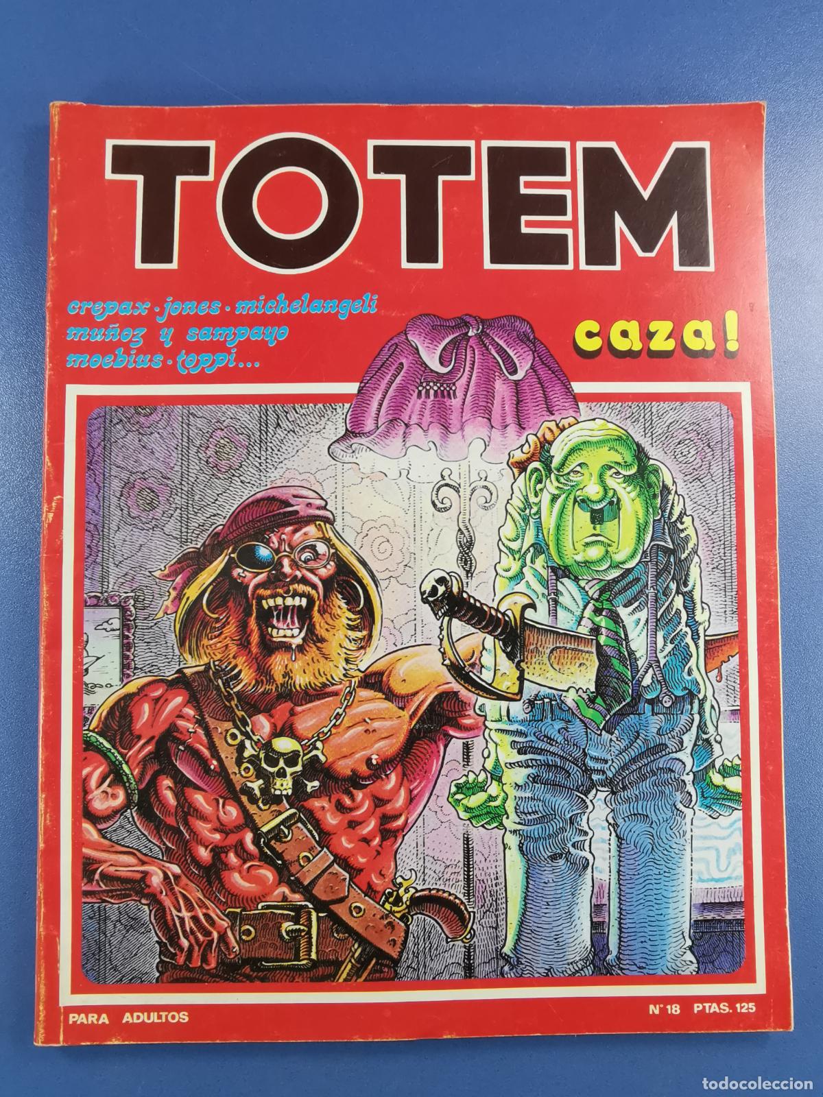 Comics: TOTEM - n&ordm; 18 - CAZA - Crepax, Moebius, Toppi - c&oacute;mic adultos - Nueva Frontera