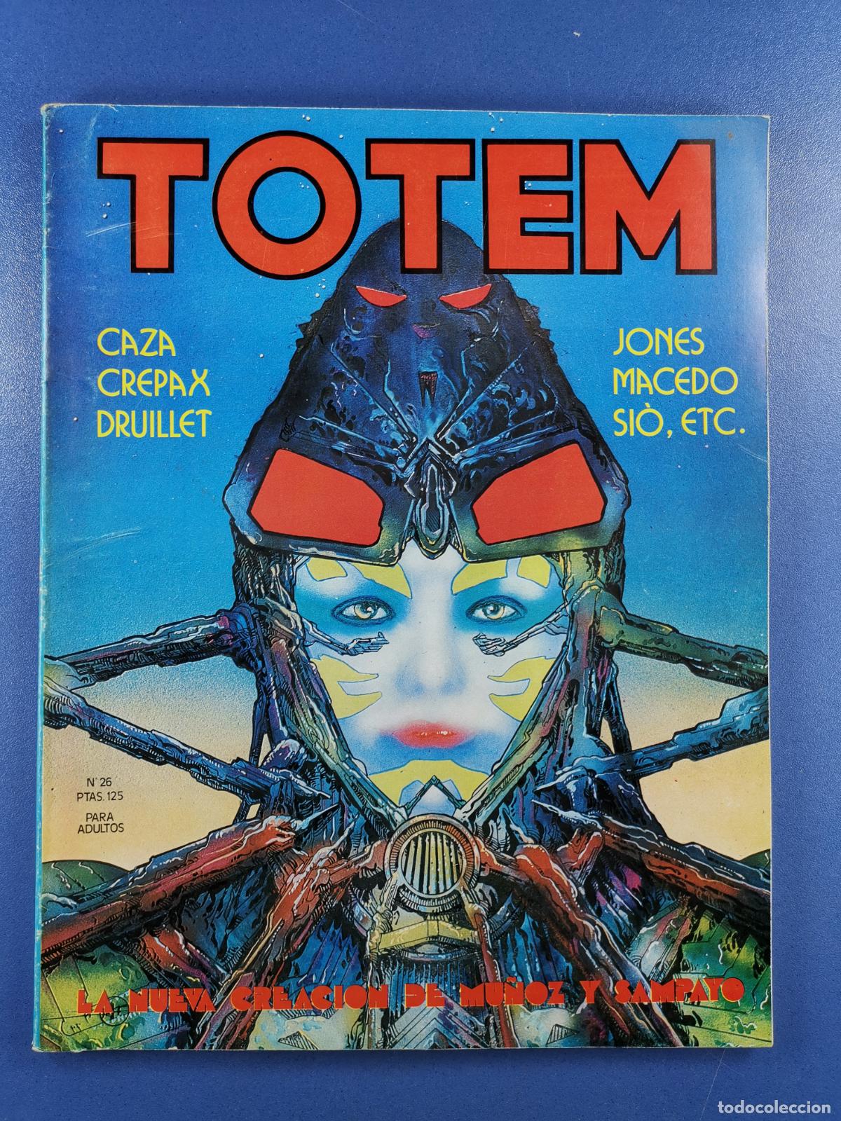 Comics : TOTEM - n&ordm; 26 - Caza, Crepax, Druillet, Macedo - c&oacute;mic adultos - Nueva Frontera