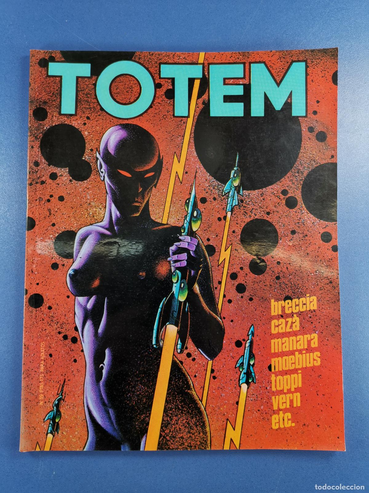 Comics : TOTEM - n&ordm; 39 - Breccia, Caza, Manara, Moebius, Toppi - c&oacute;mic adultos - Nueva Frontera