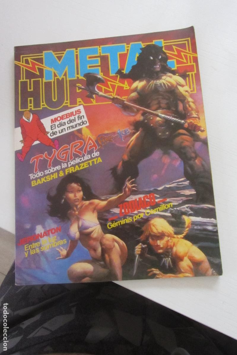 C&oacute;mics: METAL HURLANT. N&ordm; 16. PORTADA TIGRA. EUROCOMIC arx237