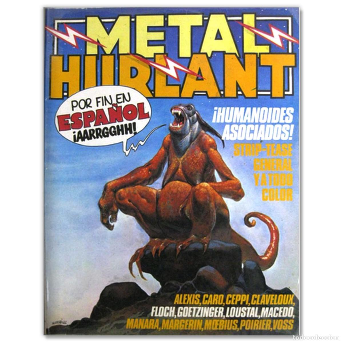 C&oacute;mics: METAL HURLANT COMPLETA 47 Numeros + 4 Extras