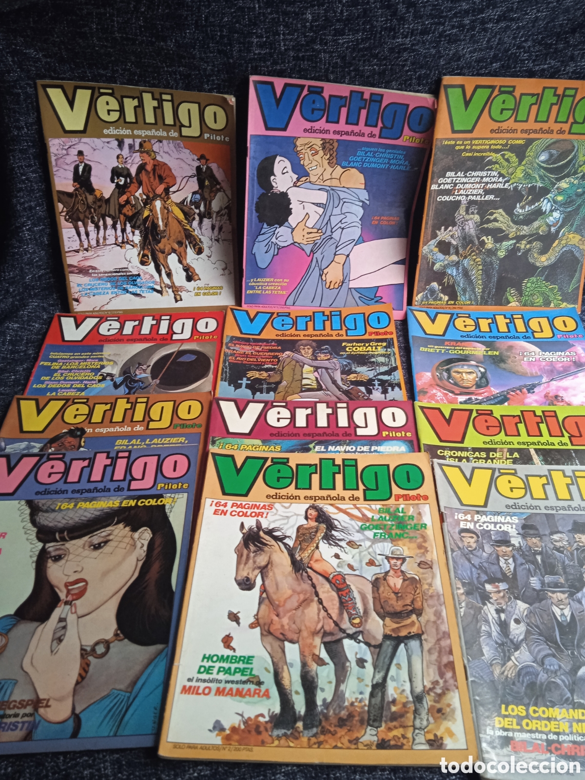C&oacute;mics: VERTIGO COLECCION COMPLETA 12 EJEMPLARES - EDITA : NUEVA FRONTERA