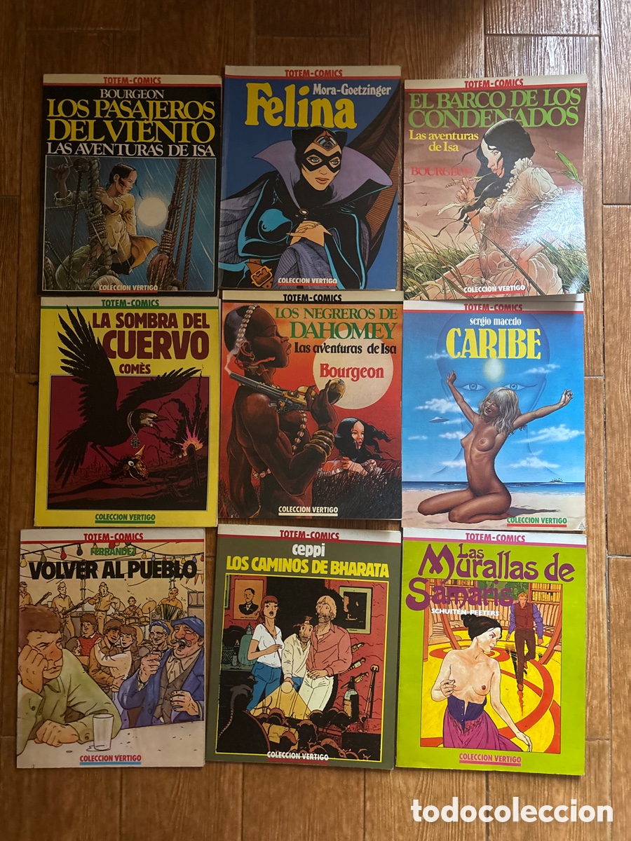 C&oacute;mics: TOTEM COMICS COLECCION VERTIGO COMPLETA 9 NUMEROS EDITORIAL NUEVA FRONTERA