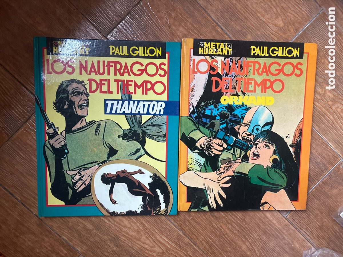 Comics: LOS NAUFRAGOS DEL TIEMPO METAL HURLANT DOS TOMOS TAPA DURA COMPLETA EDITORIAL NUEVA FRONTERA