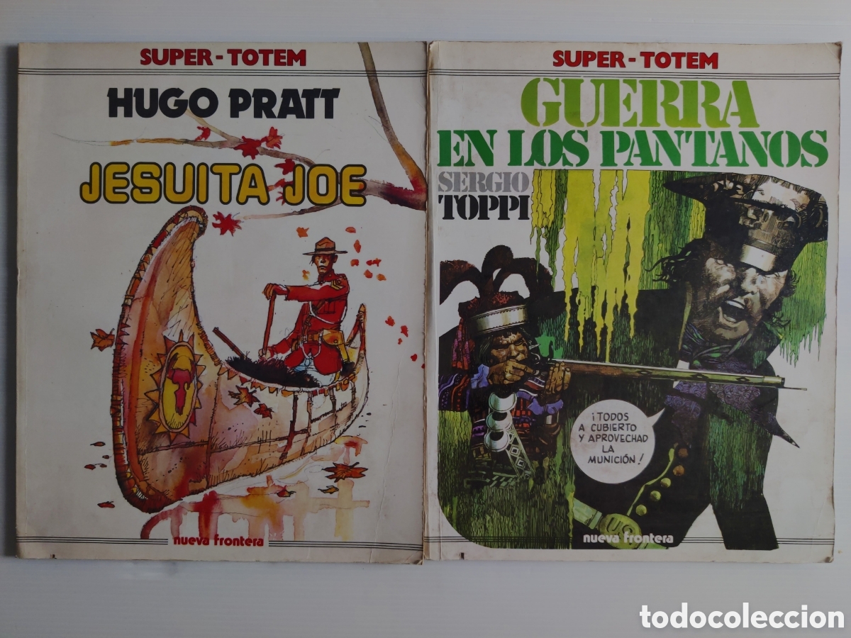 C&oacute;mics: Super Totem, lote 2 unidades, Hugo Pratt y Sergio Toppi