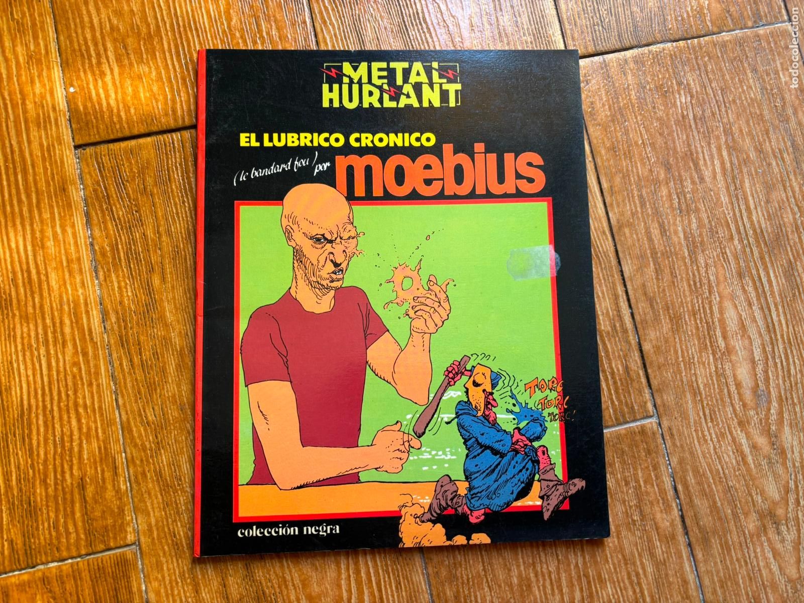 C&oacute;mics: METAL HURLANT COLECCION NEGRA N&ordm; 11 EL LUBRICO CRONICO MOEBIUS EDITORIAL NUEVA FRONTERA 1980