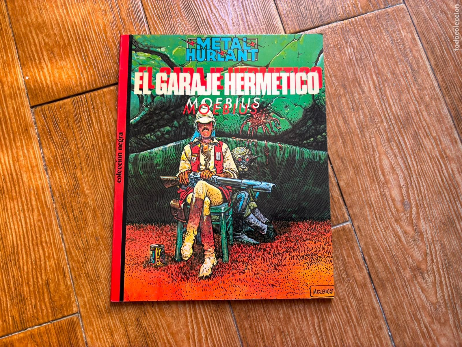 C&oacute;mics: METAL HURLANT COLECCION NEGRA N&ordm; 16 EL GARAJE HERMETICO MOEBIUS EDITORIAL NUEVA FRONTERA 1980