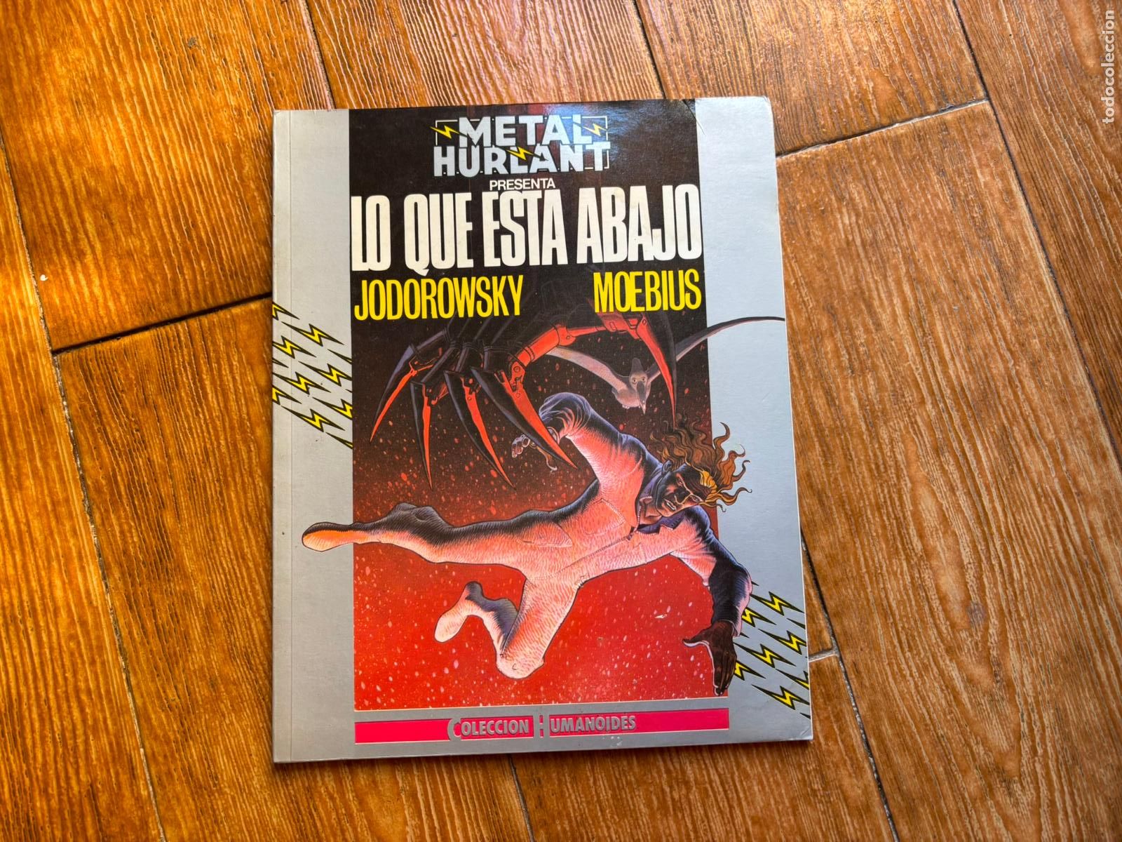 Comics: METAL HURLANT COLECCION HUMANOIDES N&ordm; 19 MOEBIUS LO QUE ESTA ABAJO EDITORIAL NUEVA FRONTERA 1980