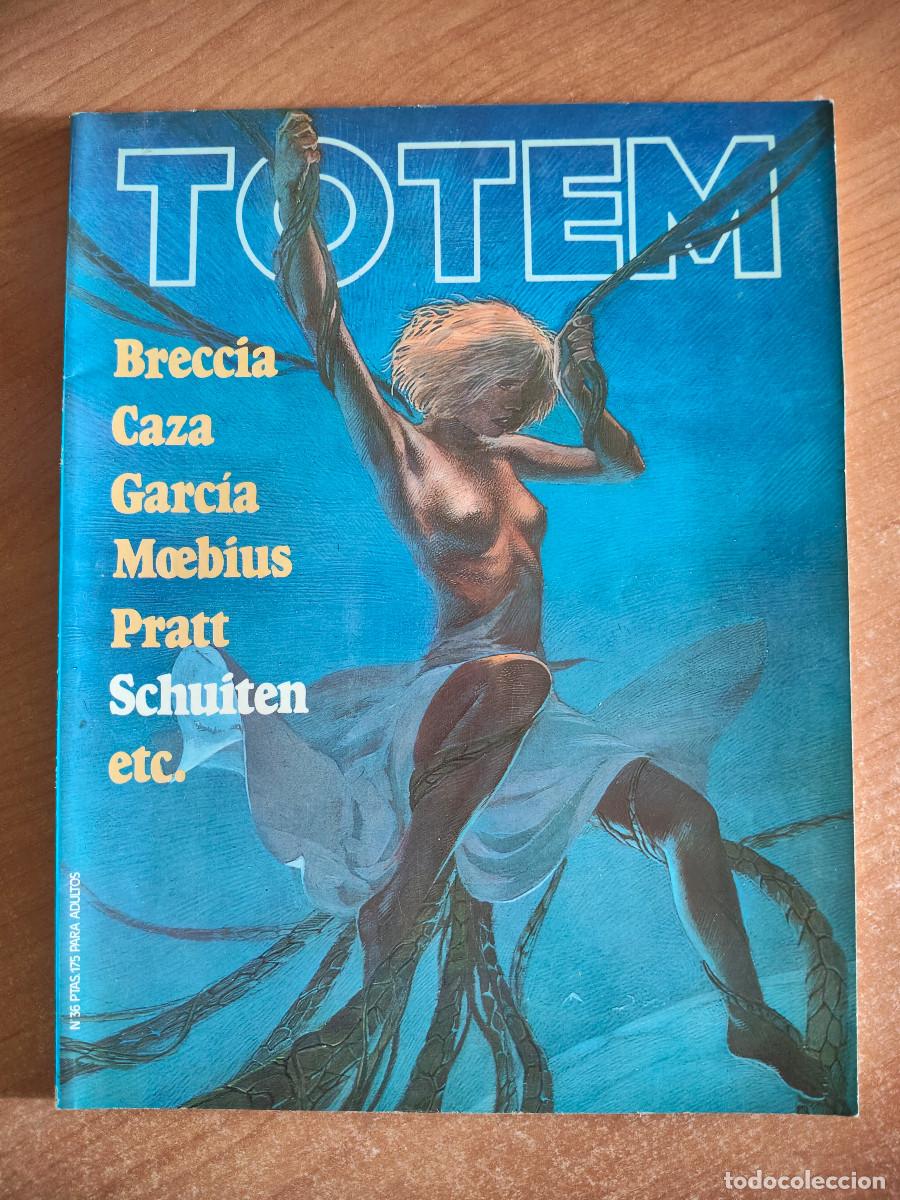C&oacute;mics: Totem n&ordm; 36 - Brecc&iacute;a, Caza, Garc&iacute;a, Moeb&iacute;us, Pratt, Schuiten, etc.