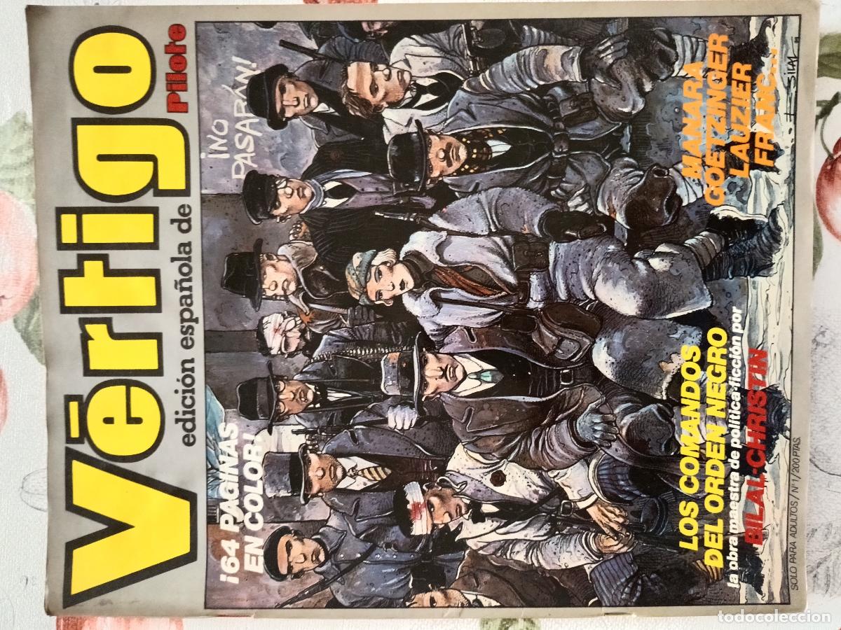C&oacute;mics: V&eacute;rtigo n&ordm; 1 - edici&oacute;n espa&ntilde;ola de Pilote - Nueva Frontera