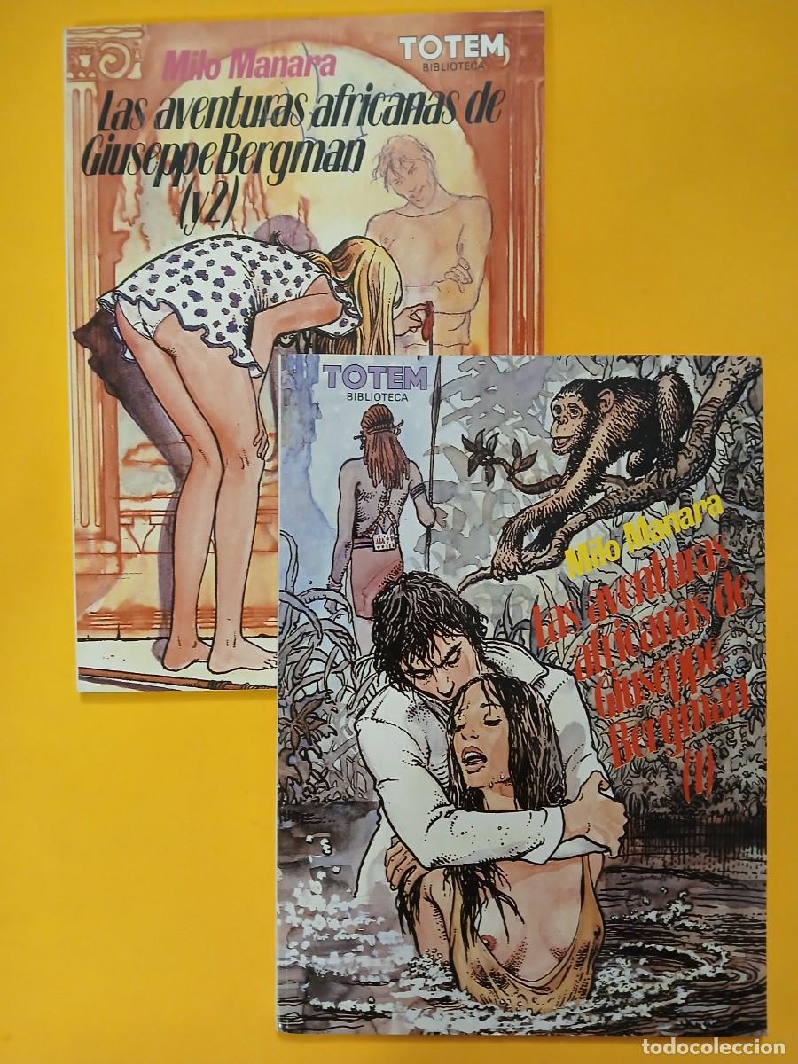 C&oacute;mics: MANARA COLOR. Las av. afr. de GIUSEPPE BERGMAN. 100 COMICS EN SUBASTA