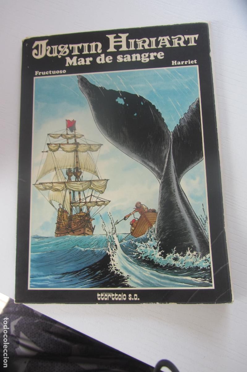 C&oacute;mics: MAR DE SANGRE JUSTIN HIRIART N&ordm; 1 FRUCTUOSO HARRIET TTARTTALO A&Ntilde;O 1983 arx345
