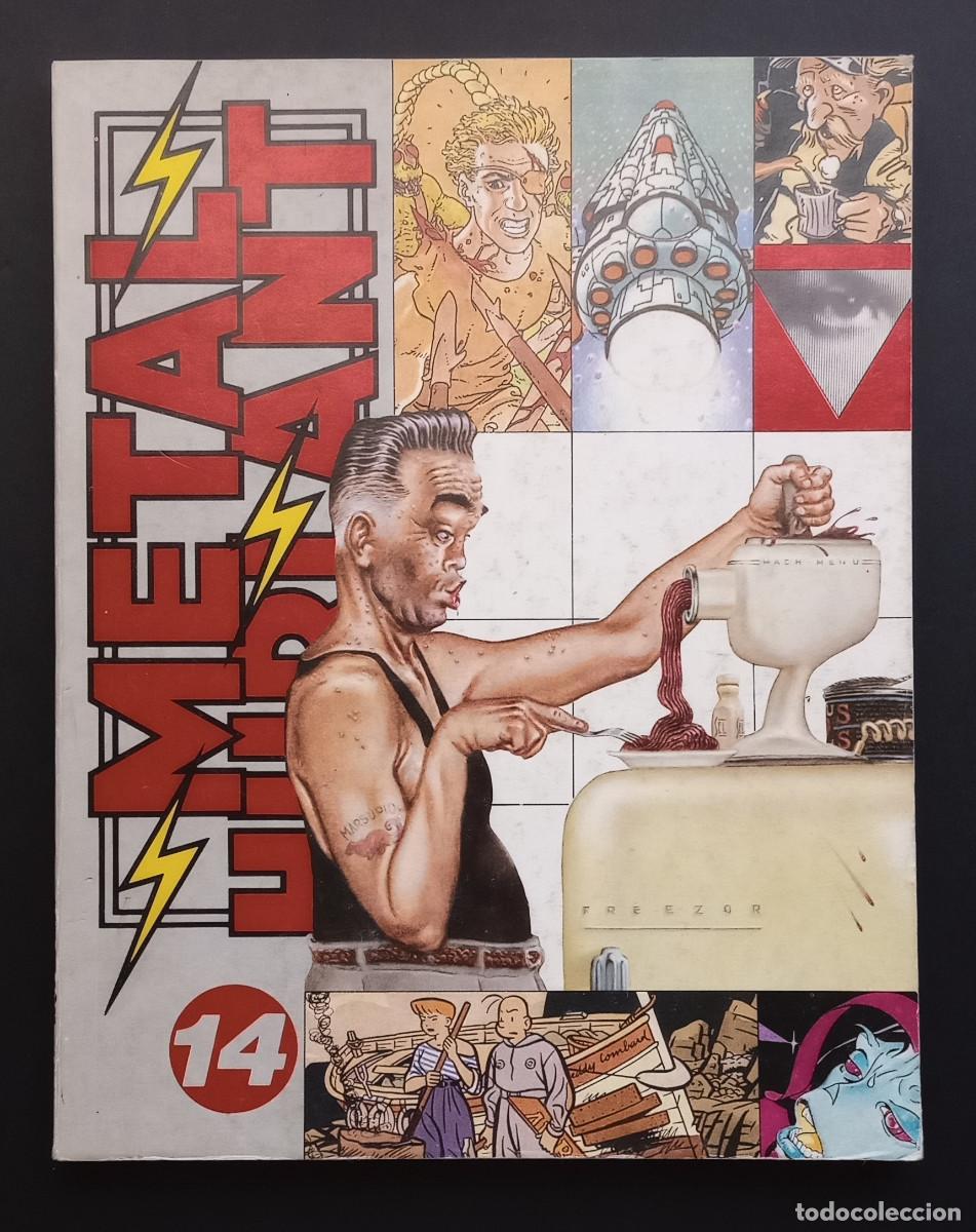 Comics : RETAPADO METAL HURLANT N&ordm; 14 CONTIENE N&Uacute;MEROS 42, 43 Y 44 - EUROCOMIC, 1984