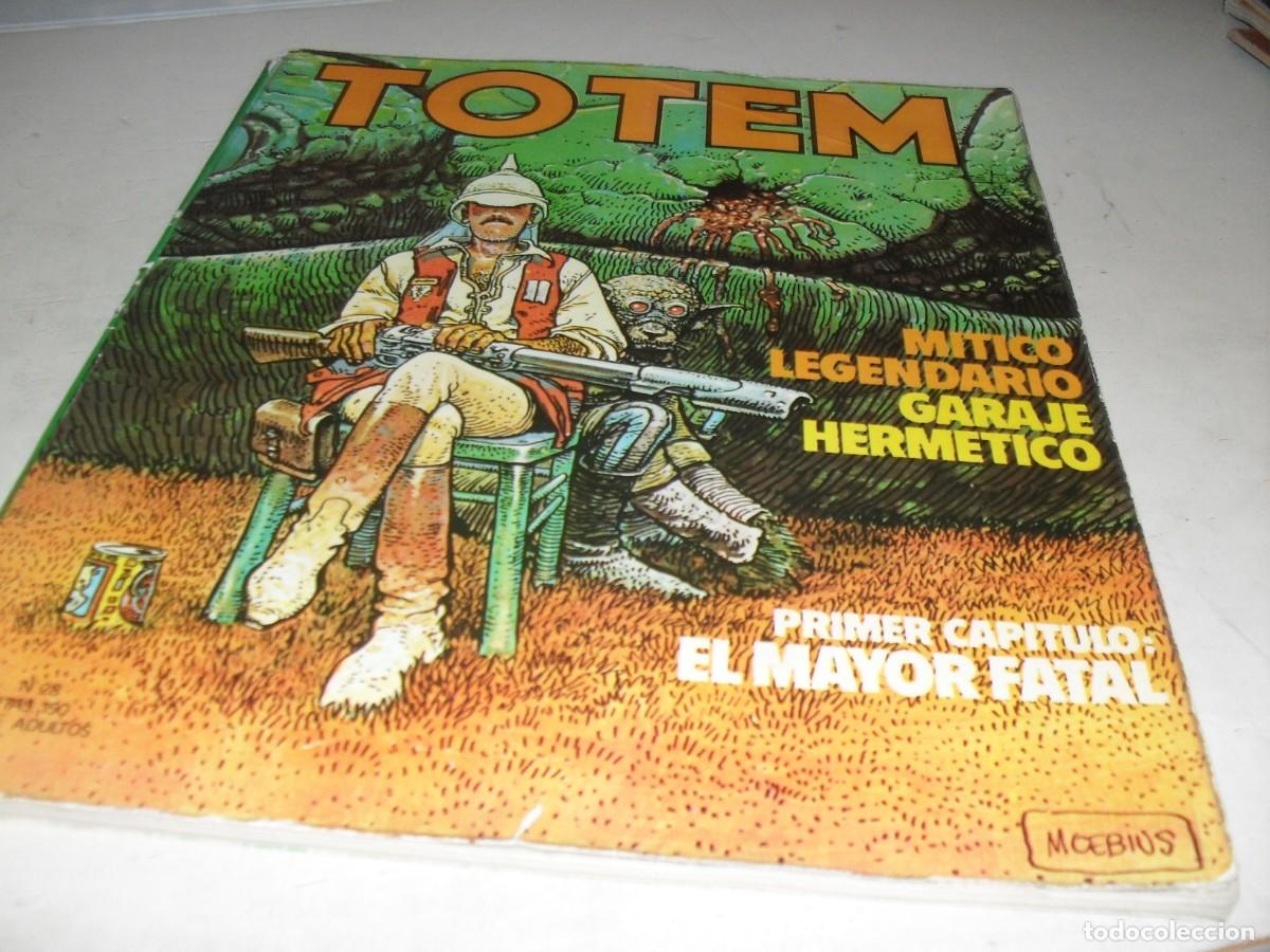 C&oacute;mics: TOTEM N&ordm; 28,CON EL GARAJE HERMETICO,DE MOEBIUS.DE 73.NUEVA FRONTERA,1977