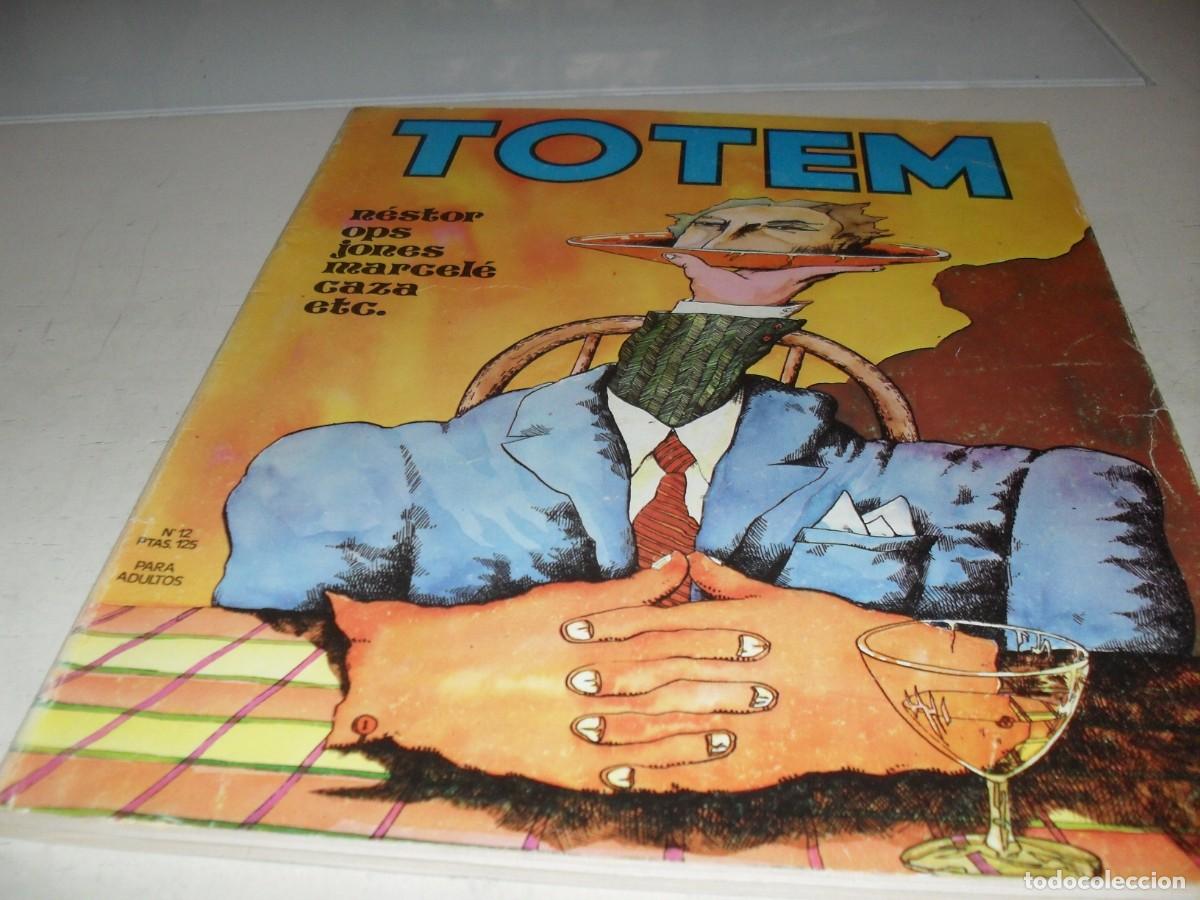 C&oacute;mics: TOTEM N&ordm; 12,CON ARTICULO E HISTORIETA DE ALACK SINNER.DE 73.NUEVA FRONTERA,1977