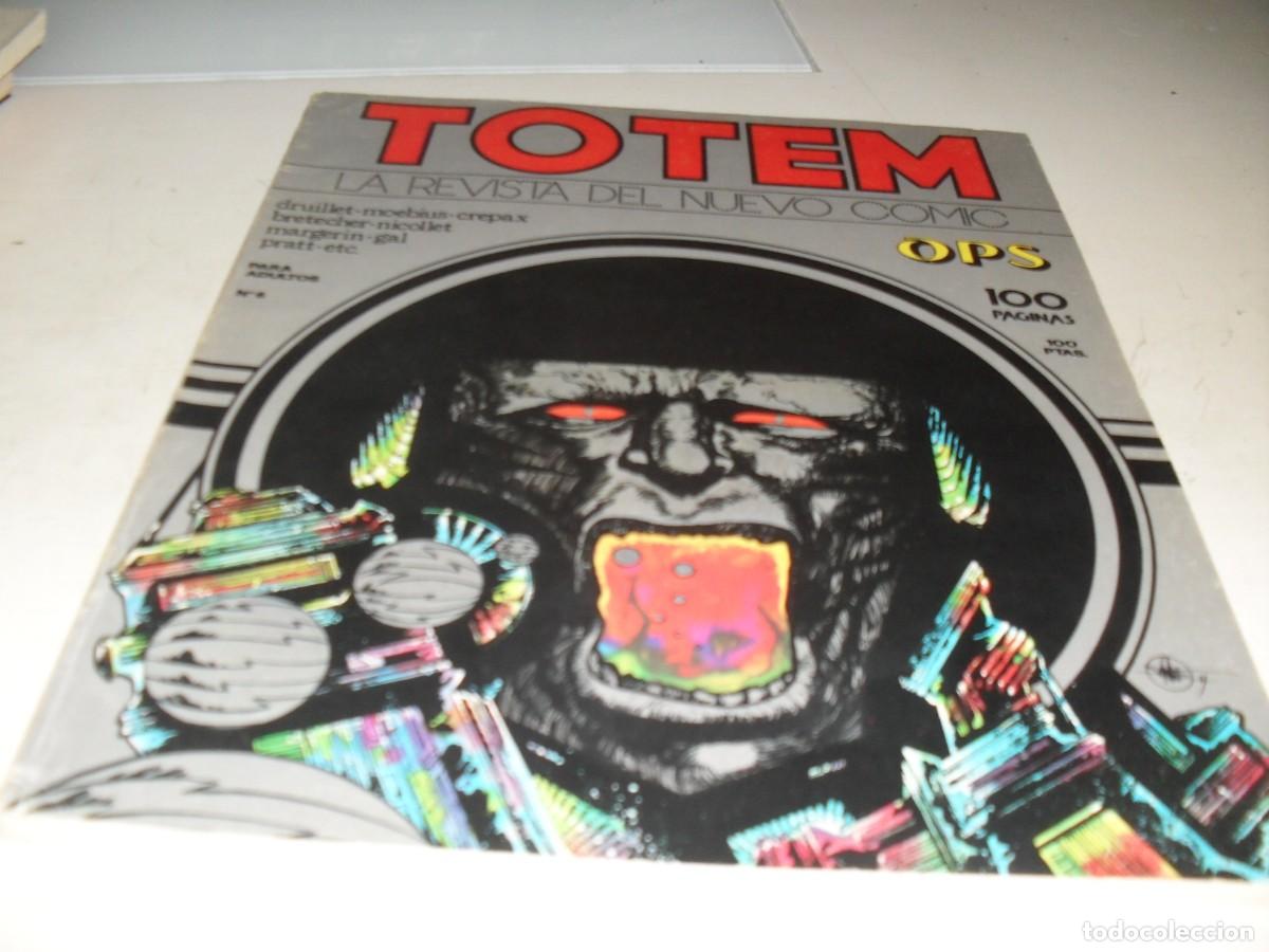C&oacute;mics: TOTEM N&ordm; 6,PRIMEROS N&ordm;,CON INTERESANTE ENTREVISTA A HUGO PRATT.DE 73.NUEVA FRONTERA,1977