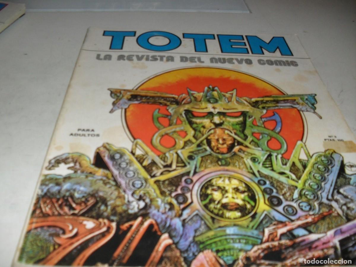 C&oacute;mics: TOTEM N&ordm; 3,PRIMEROS N&ordm;,CON HARZAKC,DE MOEBIUS.DE 73.NUEVA FRONTERA,1977