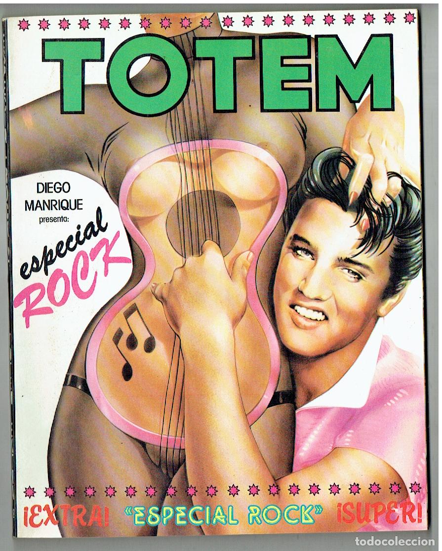 C&oacute;mics: TOTEM. EXTRA N&ordm; 12. ESPECIAL ROCK. N&ordm; 2. NUEVA FRONTERA, 1977. (C/29 RUM)