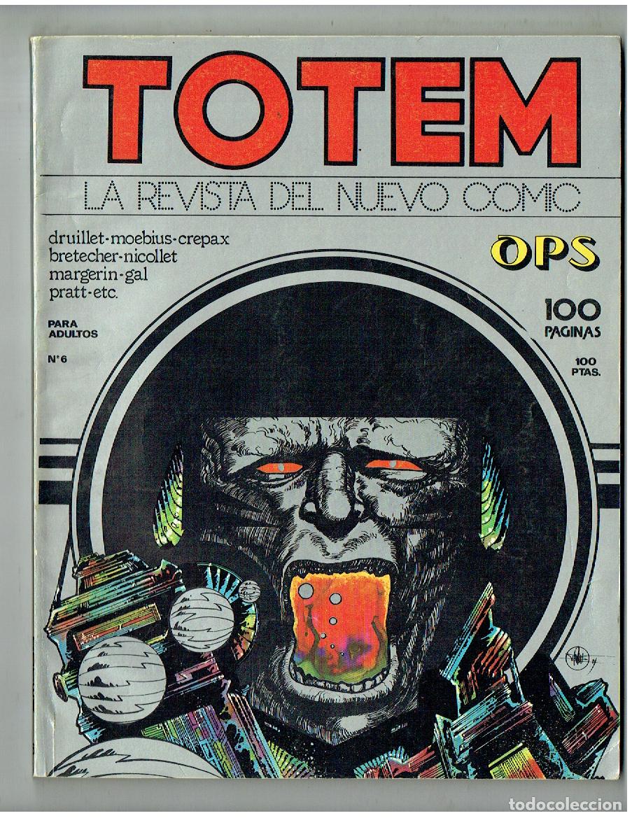 C&oacute;mics: TOTEM. LA REVISTA DEL NUEVO COMIC. N&ordm; 6. NUEVA FRONTERA. 1977. (B/A10 RUM)