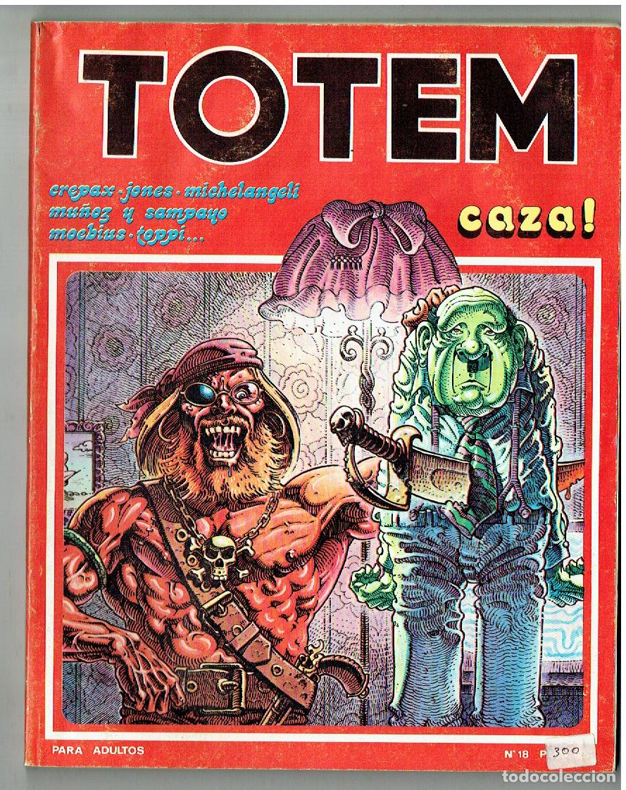 C&oacute;mics: TOTEM. LA REVISTA DEL NUEVO COMIC. N&ordm; 18. NUEVA FRONTERA. 1977. (B/A10 RUM)