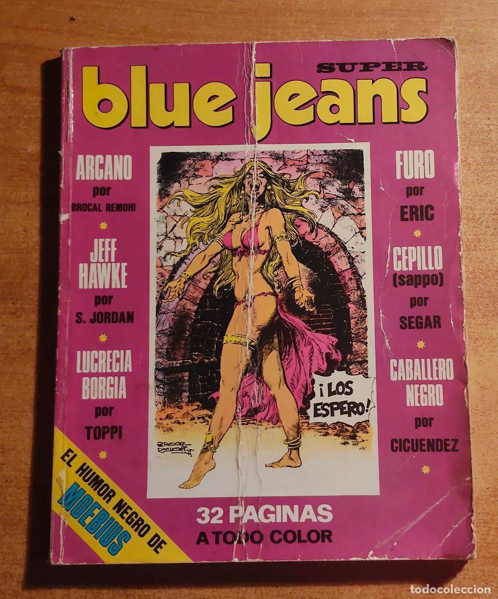 C&oacute;mics: SUPER BLUE JEANS N&ordm; 17 MOEBIUS, TOPPI, S.JORDAN, BORCAL REMOHI, ERIC, SEGAR, CICUENDE