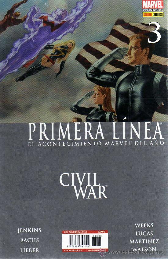 C&oacute;mics: Primera L&iacute;nea - El acontecimiento Marvel del a&ntilde;o (Civil War) N&ordm;3 - Foto 1