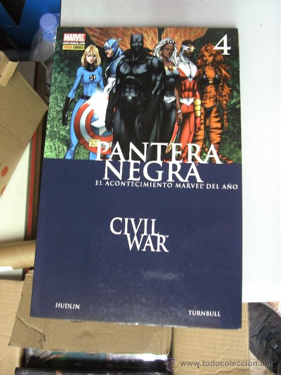 C&oacute;mics: PANTERA NEGRA N&ordm; 4 &iexcl; TOMO 96 PAGINAS ! MARVEL - PANINI - Foto 1