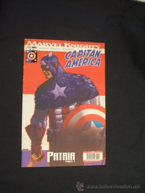 C&oacute;mics: MARVEL KNIGHTS - CAPITAN AMERICA - N&ordm; 21 - PANINI COMICS - - Foto 1