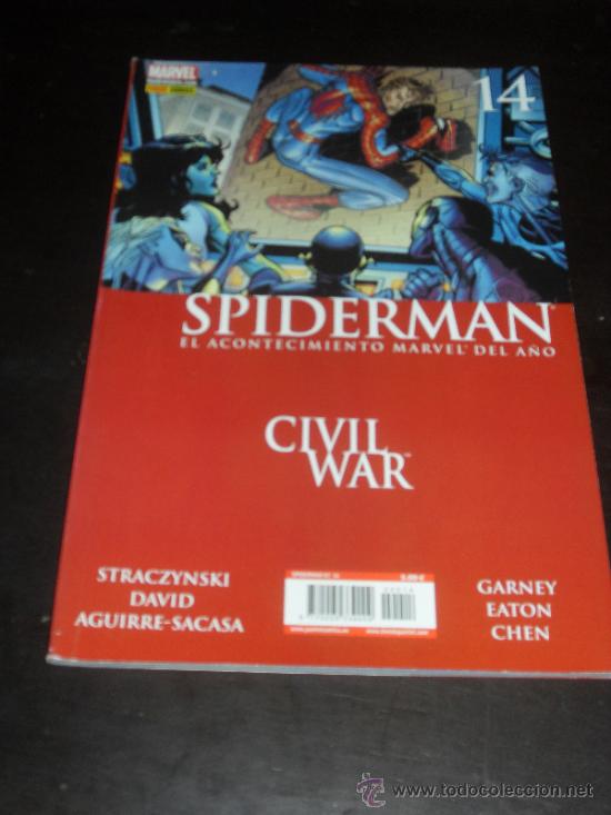 C&oacute;mics: SPIDERMAN. EL ACONTECIMIENTO MARVEL DEL A&Ntilde;O N&ordm; 14. CIVIL WAR. MARVEL. PANINI COMICS. - Foto 1