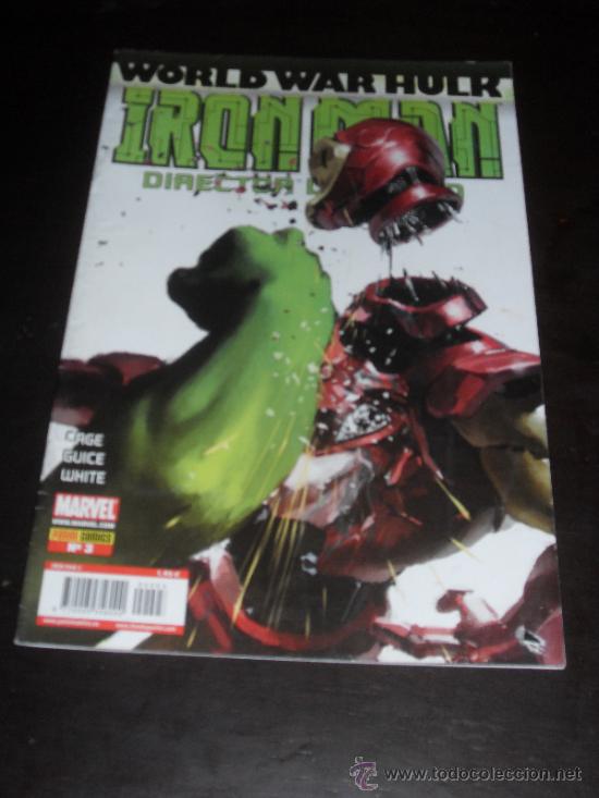 C&oacute;mics: IRON MAN. DIRECTOR DE SHIELD. N&ordm; 1. WORLD WAR HULK. MARVEL. PANINI COMICS. - Foto 1