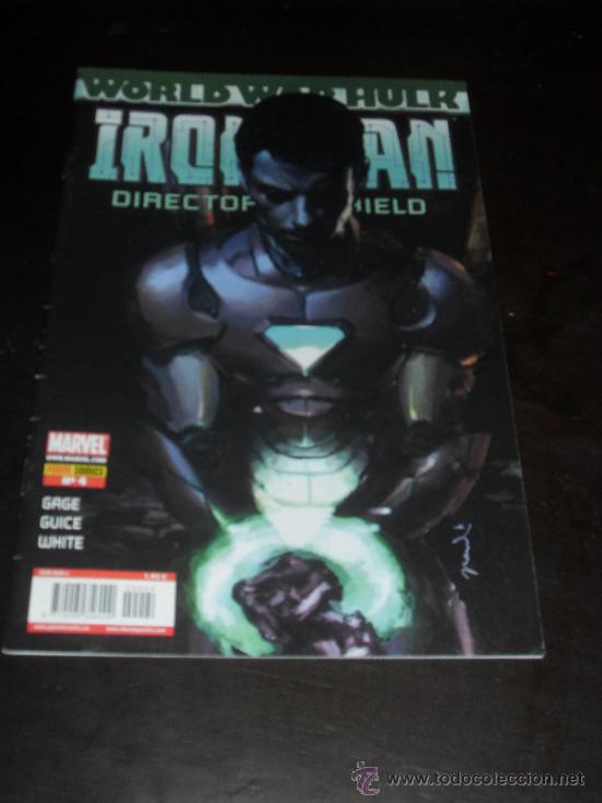 C&oacute;mics: IRON MAN. DIRECTOR DE SHIELD. N&ordm; 4. WORLD WAR HULK. MARVEL. PANINI COMICS. - Foto 1