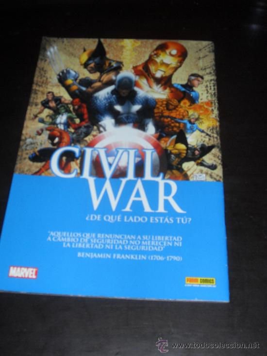 C&oacute;mics: IRON MAN. EL ACONTECIMIENTO MARVEL DEL A&Ntilde;O N&ordm; 1. CIVIL WAR. MARVEL. PANINI COMICS. - Foto 2
