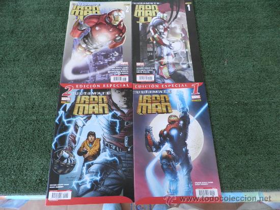 C&oacute;mics: ULTIMATE IRON MAN I Y II &iexcl; COMPLETA ! 4 NUMEROS - Foto 1