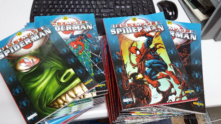C&oacute;mics: COLECCIONABLE ULTIMATE SPIDERMAN - CASI COMPLETA - MARVEL - PANINI POSIBILIDAD NUMEROS SUELTOS