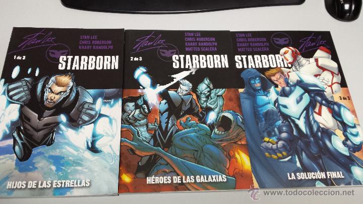 C&oacute;mics: STARBORN &iexcl; COMPLETA 3 TOMOS ! STAN LEE - KHARY RANDOLPH / PANINI - Foto 1