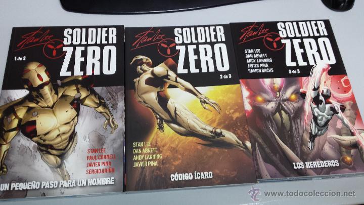 C&oacute;mics: SOLDIER ZERO &iexcl; COMPLETA 3 TOMOS ! STAN LEE - JAVIER PINA / PANINI - Foto 1