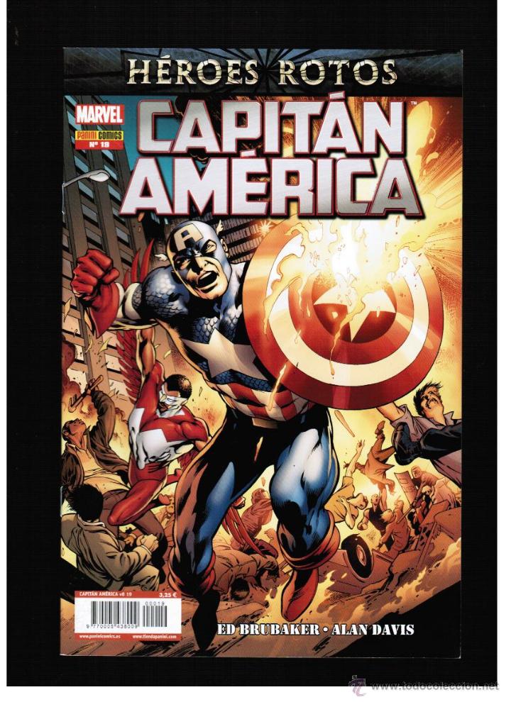 C&oacute;mics: CAPITAN AMERICA N&ordm; 19 - H&Eacute;ROES ROTOS - PANINI - Foto 1