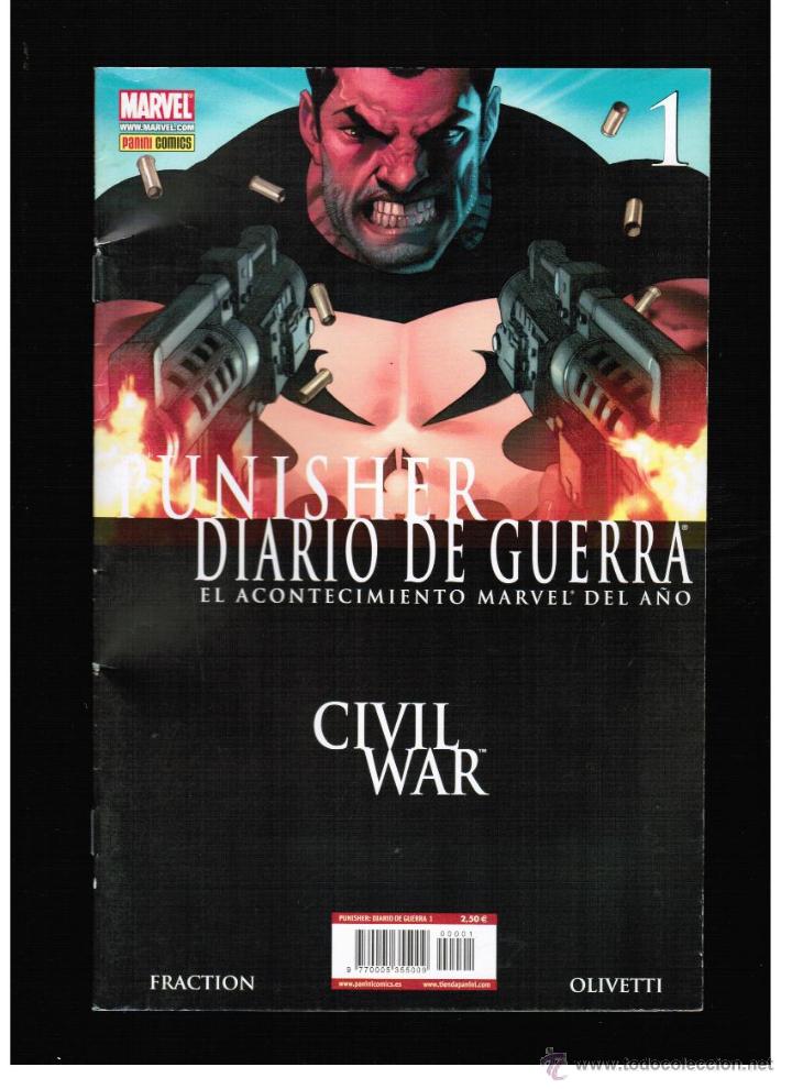 C&oacute;mics: PUNISHER DIARIO DE GUERRA N&ordm; 1 - PANINI - Foto 1