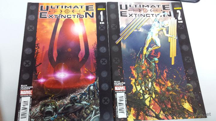 C&oacute;mics: ULTIMATE EXTINCTION &iexcl; COMPLETA 2 NUMEROS ! WARREN ELLIS - BRANDON PETERSON / MARVEL - PANINI - Foto 1
