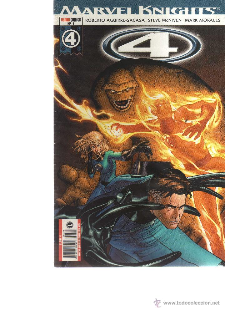 C&oacute;mics: Marvel Knights N&ordm; 1 Los 4 fant&aacute;sticos, Panini - CJ36 - Foto 1