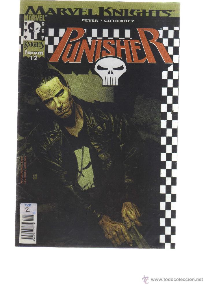 C&oacute;mics: MARVEL KNIGHTS PUNISHER N&Uacute;MERO 12 - CJ60 - Foto 1