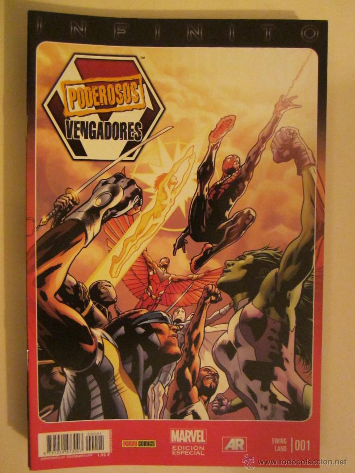 C&oacute;mics: PODEROSOS VENGADORES N&ordm; 1 PORTADA 2 COLECCIONISTA - Foto 1