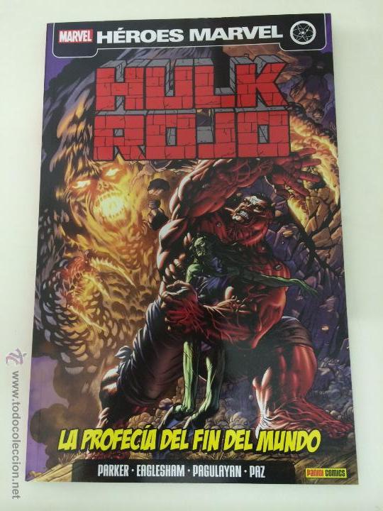 C&oacute;mics: Hulk Rojo 5: La Profec&iacute;a del Fin del Mundo - H&eacute;roes Marvel - PANINI - Foto 1
