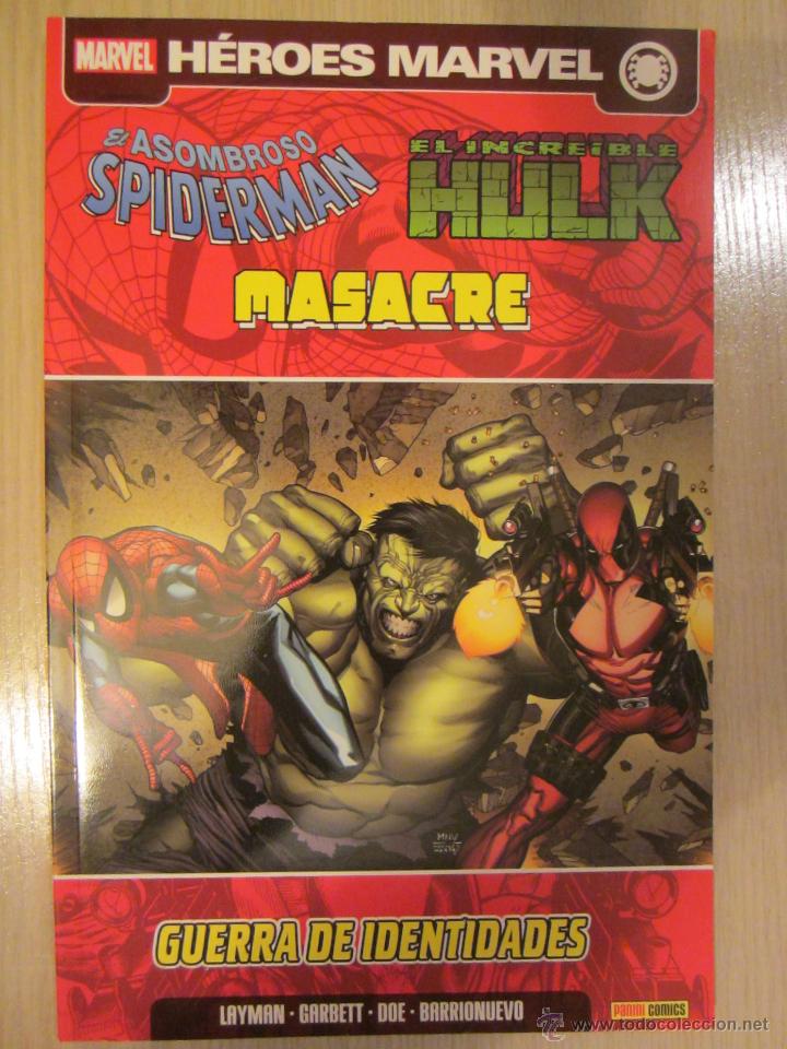 C&oacute;mics: HEROES MARVEL SPIDERMAN HULK MASACRE - Foto 1