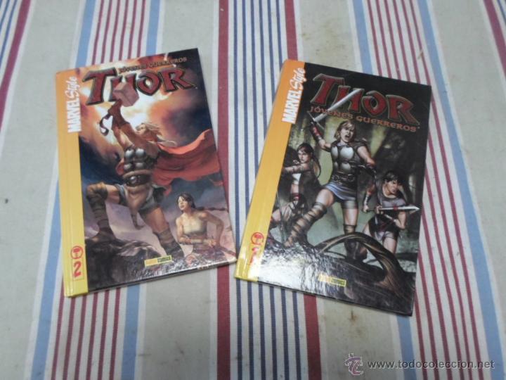 C&oacute;mics: Marvel Style, Thor, Jovenes Guerreros, Panini Comics, tomos 1 y 2 - Foto 1