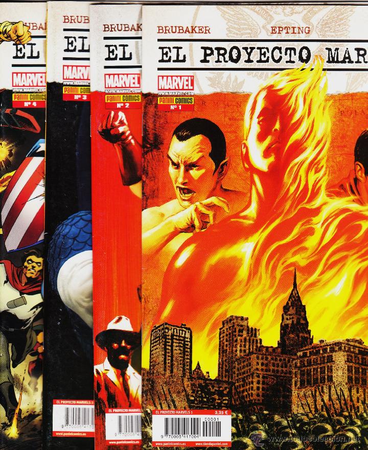 C&oacute;mics: EL PROYECTO MARVELS de Ed Brubaker, Steve Epting COLECCI&Oacute;N COMPLETA 4 n&ordm;s, 2010 - Foto 1