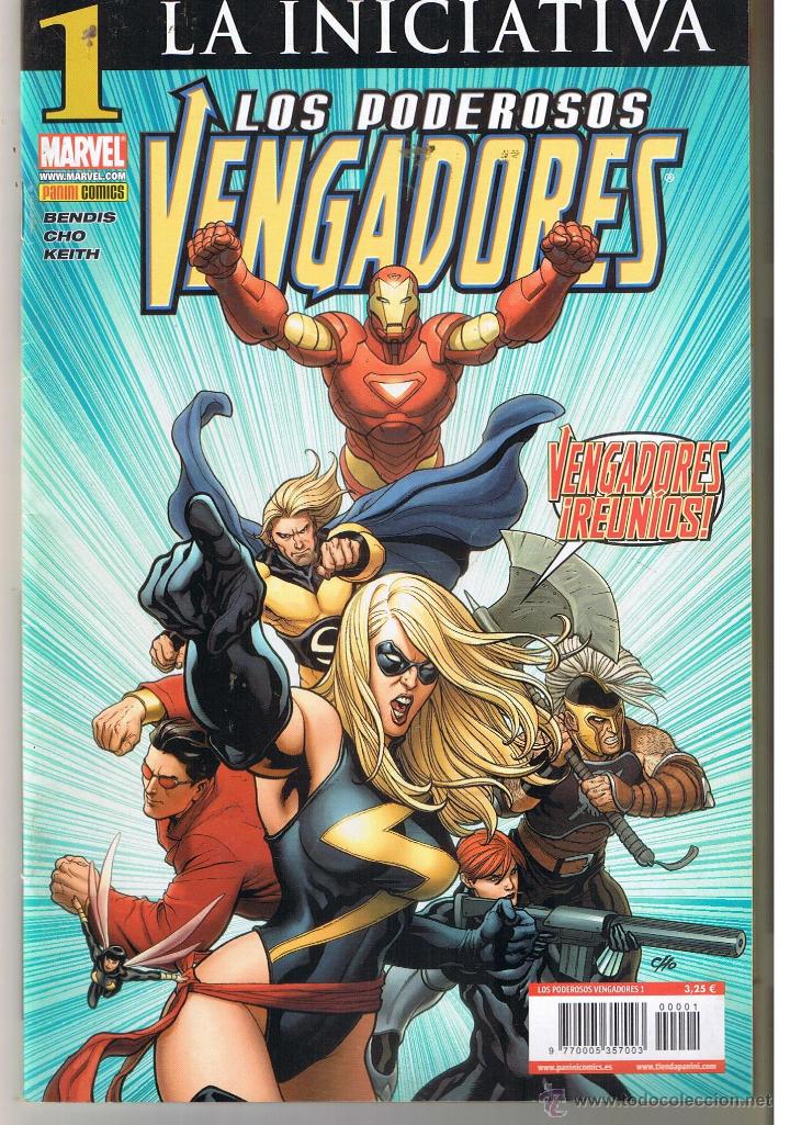 C&oacute;mics: LOS PODEROSOS VENGADORES. N&ordm; 1. MARVEL / PANINI.  (C/A31) - Foto 1
